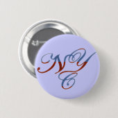 NEW YORK CITY RONDE BUTTON 5,7 CM (Voorkant /achterkant)