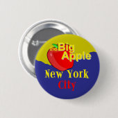 New York City Ronde Button 5,7 Cm (Voorkant /achterkant)