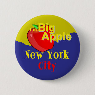 New York City Ronde Button 5,7 Cm