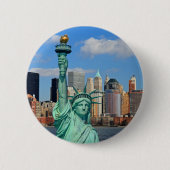 NEW YORK CITY RONDE BUTTON 5,7 CM (Voorkant)