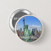 New York City Ronde Button 5,7 Cm (Voorkant /achterkant)