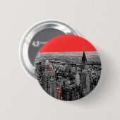New York City Ronde Button 5,7 Cm (Voorkant /achterkant)
