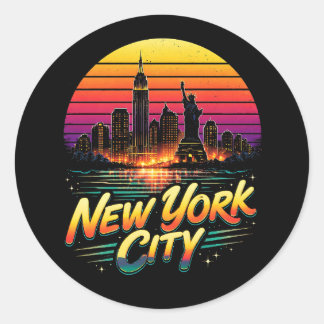 New York City Ronde Sticker