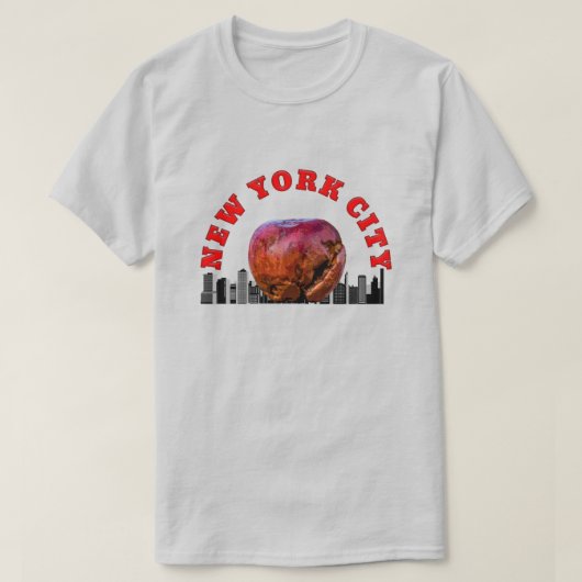 New York City Rotten Apple T-shirt (Design voorkant)