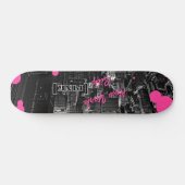 new york city [ roze ] persoonlijk skateboard (Horizontaal)