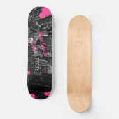 new york city [ roze ] persoonlijk skateboard (Voorkant)