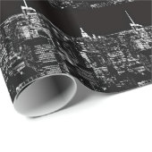 New York City 's nachts Cadeaupapier (Rol Hoek)