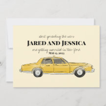 New York City Save the date for bruiloft