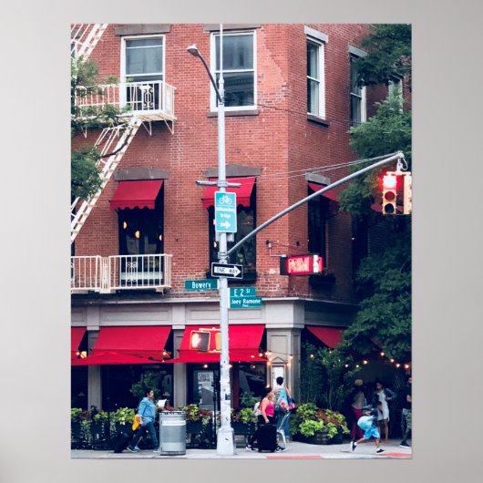 New York City Scene Poster (Voorkant)