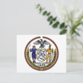 New York City Seal Briefkaart (Staand voorkant)
