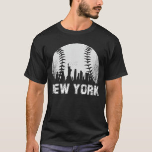 New York City Silhouet Honkliefhebber grappig T-shirt