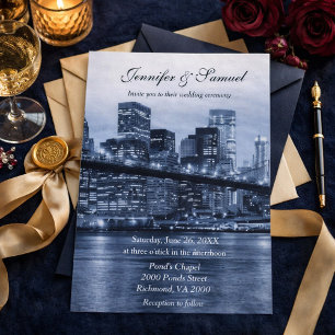 New York City Silhouet Moderne Luxe Kaart