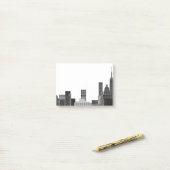 New York City Silhouet Post-it® Notes (Op bureau)
