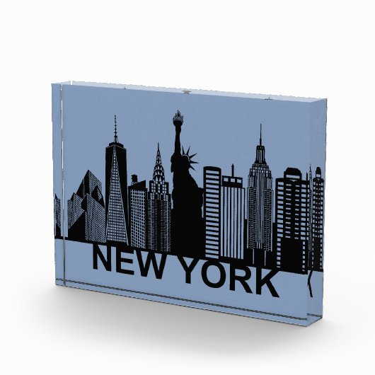 New York City silhouette Fotoblokken (Rechts)