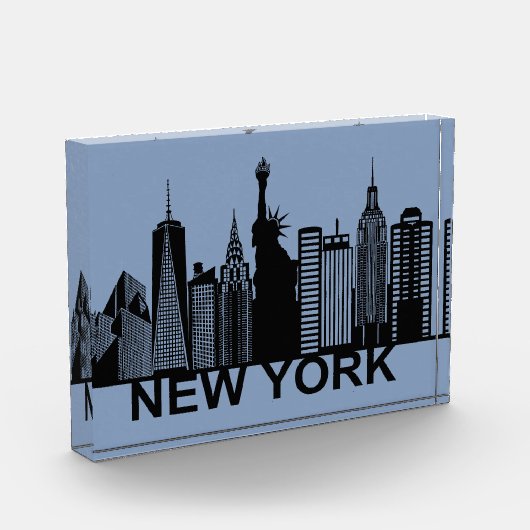 New York City silhouette Fotoblokken (Links)