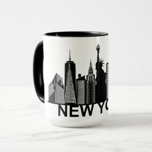 New York City silhouette Mok
