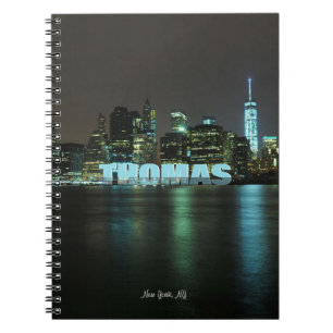 New York City Silhouette   Naam Notitieboek