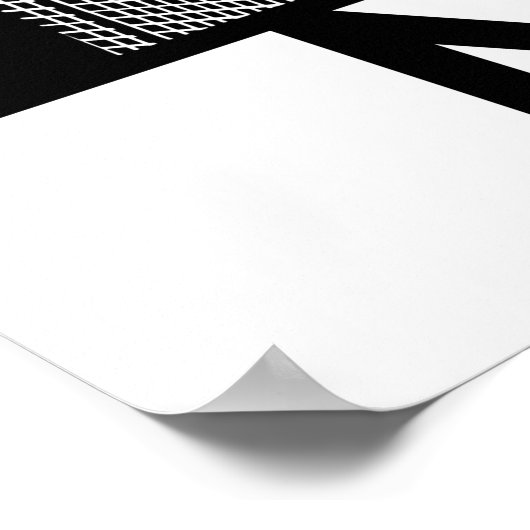 New York City silhouette Poster (Hoek)