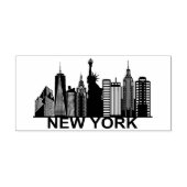 New York City silhouette Rubberstempel (Afrduk)