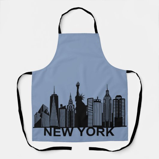 New York City silhouette Schort (Voorkant)