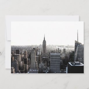 New York City Silhouette Uitnodiging