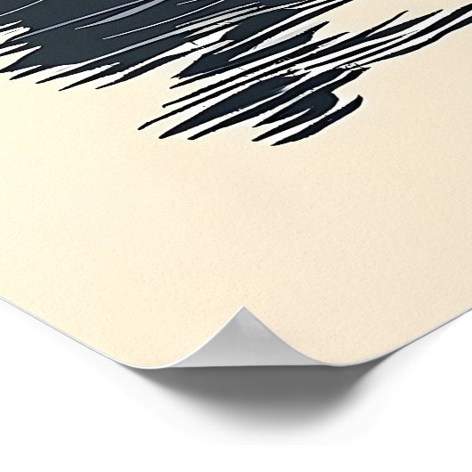 New York City Silhouetten - Skyline Reflections Poster (Hoek)