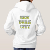 New York City Silver Gold Glitters Hoodie (Achterkant)