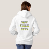 New York City Silver Gold Glitters Hoodie (Achterkant volledig)