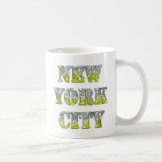 New York City Silver Gold Glitters Koffiemok