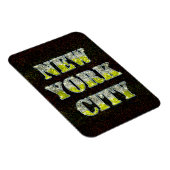 New York City Silver Gold Glitters Magneet (Rechterzijde)