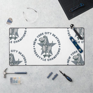 New York City Skaters Retro Vintage Grafische T-sh Bureaumat