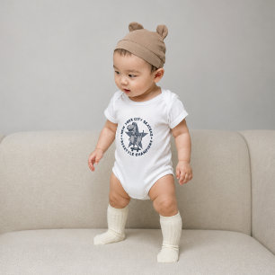 New York City Skaters Retro Vintage Grafische T-sh Romper