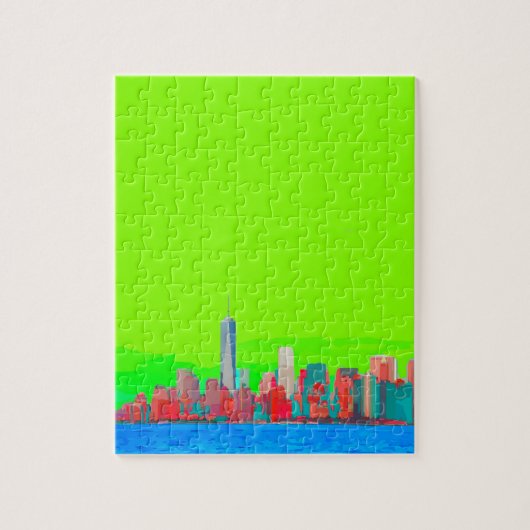 New York City Sky Line Legpuzzel (Verticaal)