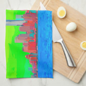 New York City Sky Line Theedoek (Quarter Fold)