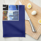 New York City Skyline 8 Afbeelding Photo Collage Theedoek (Quarter Fold)