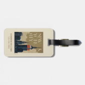 New York City Skyline Bagagelabel (Achterkant horizontaal)