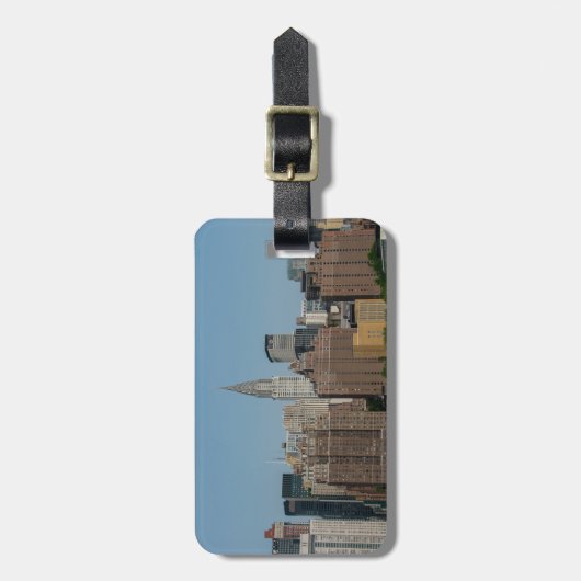New York City Skyline Bagagelabel (Voorkant verticaal)