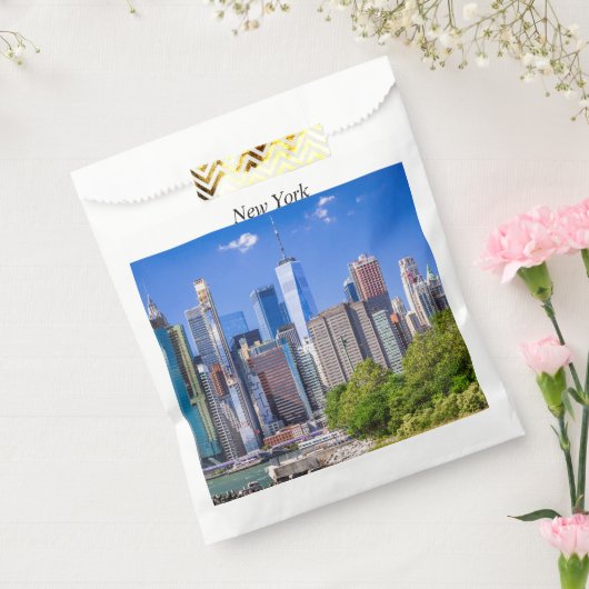 New York City skyline Bedankzakje (Gezegeld)