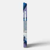 New York City Skyline | Blauw 3D Case-Mate iPhone Case (Achterkant / Links)
