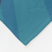 New York City Skyline | Blauw 3D Fleece Deken (Hoek)