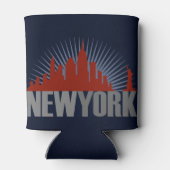 New York City Skyline Blikjeskoeler (Achterkant)