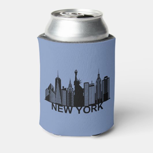 New York City skyline Blikjeskoeler (Blikje Achterkant)