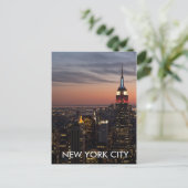 New York City Skyline Briefkaart (Staand voorkant)
