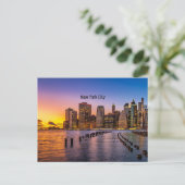 New York City skyline Briefkaart (Staand voorkant)