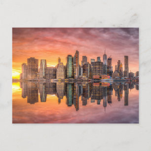New York City Skyline Briefkaart
