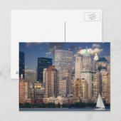 New York City Skyline Briefkaart (Voorkant / Achterkant)