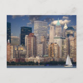 New York City Skyline Briefkaart (Voorkant)