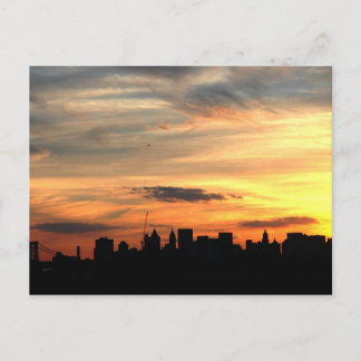 New York City Skyline Briefkaart