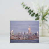 New York City Skyline Briefkaart (Staand voorkant)