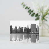 New York City skyline briefkaart (Staand voorkant)